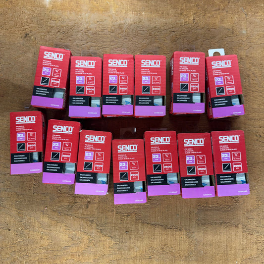 Senco 23 Gauge Nails (13 boxes)
