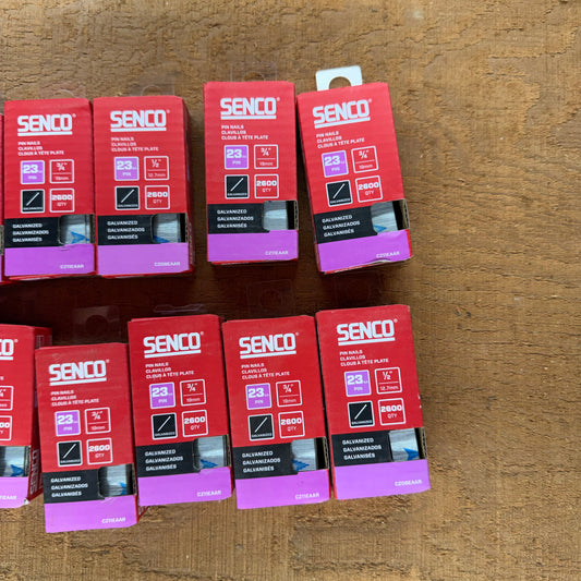 Senco 23 Gauge Nails (13 boxes)