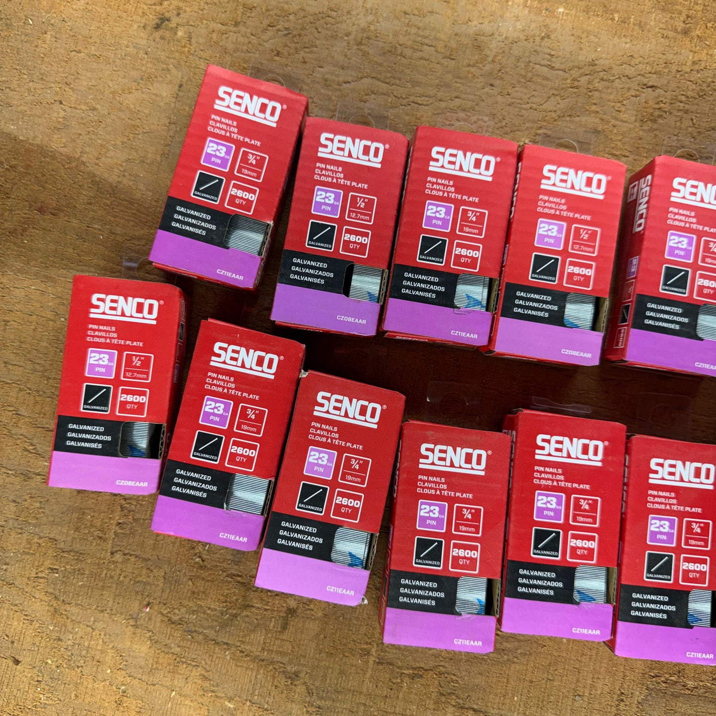 Senco 23 Gauge Nails (13 boxes)