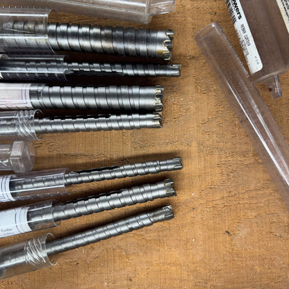 Powers Rebar Cutter Bits Set of 8 (7 new)