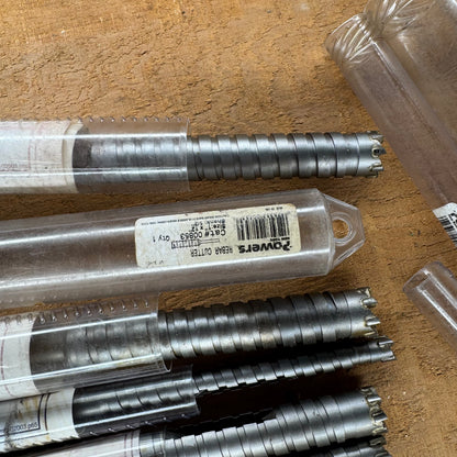 Powers Rebar Cutter Bits Set of 8 (7 new)
