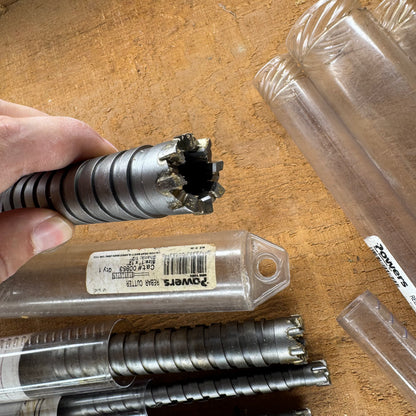 Powers Rebar Cutter Bits Set of 8 (7 new)