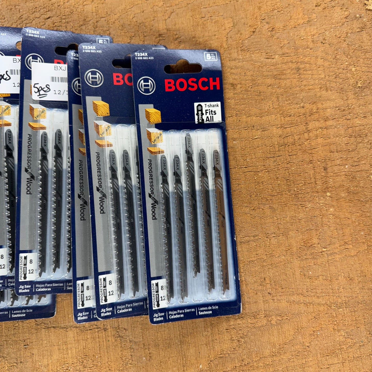 Bosch Jig Saw Blades (9 boxes of 5 blades)